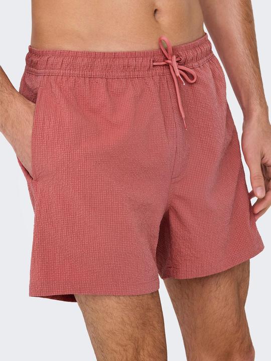 Actual product image Only & Sons Onsted Life Solid Seersucker Swim Noos (XS)