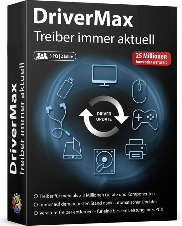 Image du produit DriverMax: Schneller, stabiler und effizienter! Nie mehr nach passenden Treibern suchen. Mit täglich (1 Utilisateur, 1 Périphériques/Utilisateurs, Illimité)