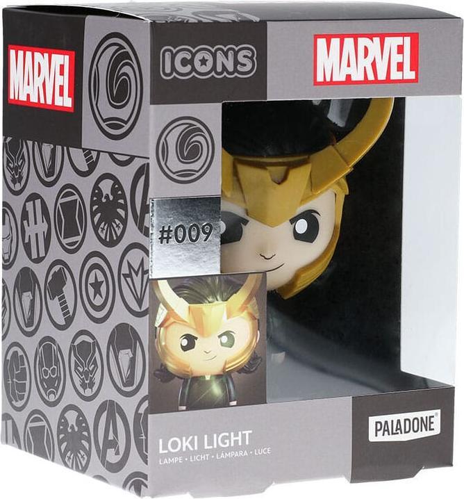 Actual product image Paladone Products Marvel Loki Icon Light