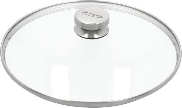 Productafbeelding Demeyere Glazen deksel met roestvrijstalen ring 30cm (30 cm, Glas, Metaal)