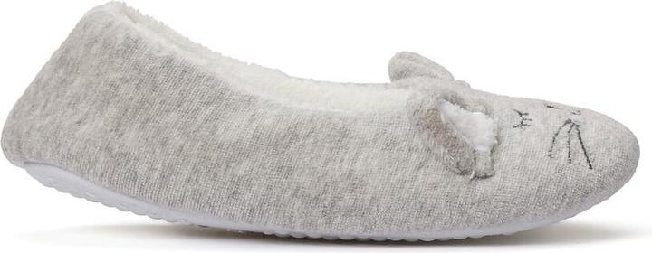Actual product image La Redoute Collections Warm slippers with cat motif (29)