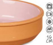 Actual product image La Dehesa set 4 earthenware pots 16 cm pink color (16 cm)