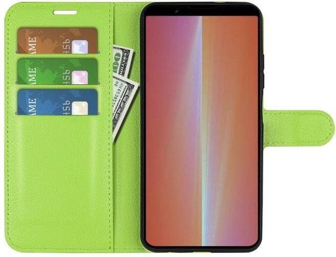 Actual product image MU Classic Litchi Leather Bookcover Series (Sony Xperia 5 V)