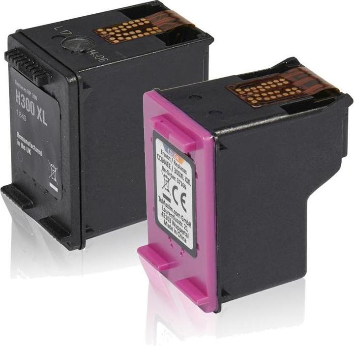 Produktbild Inkadoo Druckerpatronen multipack kompatibel zu HP CN 637 EE / 300 XXL enthält 2x Druckkopfpatrone (Color)