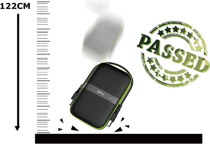 Actual product image Silicon Power Armor A60 4TB USB 3.0 2.5 SP040TBPHDA60S (4 TB)