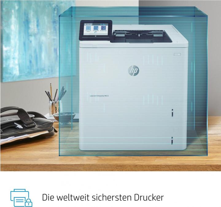 Produktbild HP LaserJet Enterprise M612dn (Laser, Schwarz-Weiss)