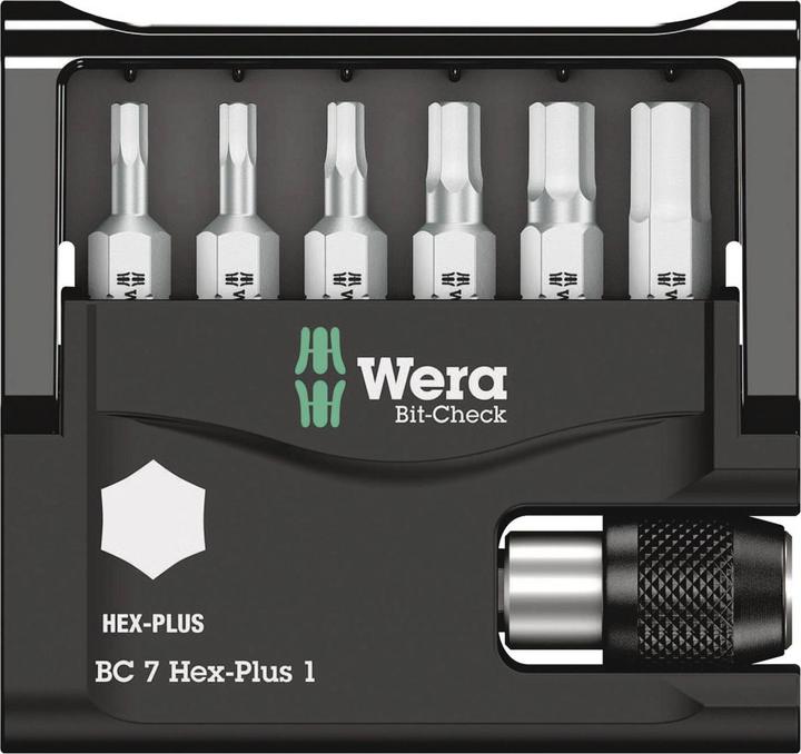 Actual product image Wera Bit-Check 7 Hex-Plus 1 (2, 3, 4, 5, 6 mm)