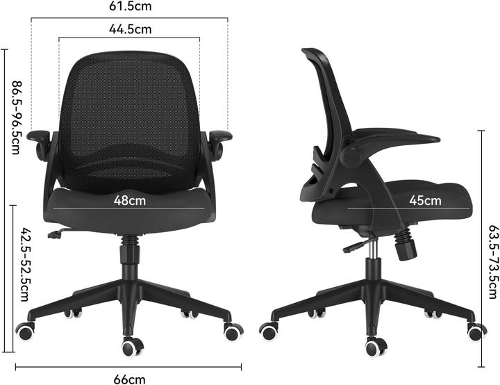Image du produit Hbada Chaise de bureau Noir