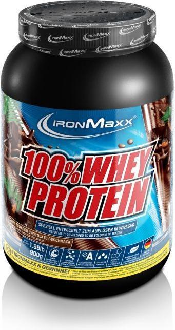 Produktbild IronMaxx 100% Whey Protein Dunkle (Schokolade, 1 Stk., 900 g)