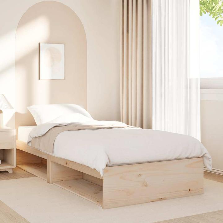 Image du produit VidaXL Lit de jour sans matelas 100x200 cm en pin massif Canapé-lit (100 x 200 cm)