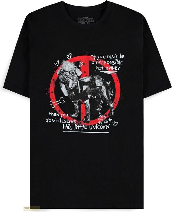 Difuzed Deadpool - Dogpool - Men's Short Sleeved T-shirt - XL (XL)