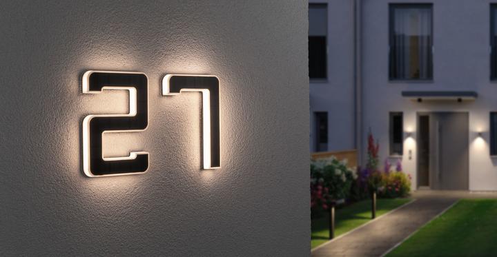 Produktbild Paulmann Solar Hausnummer (20 lm, IP44)