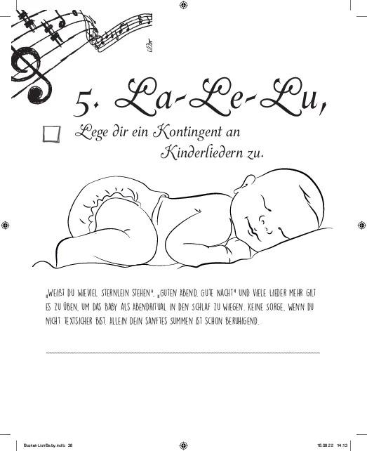Produktbild Die Baby Bucket List (Deutsch, Stephanie Fischer, 2022)