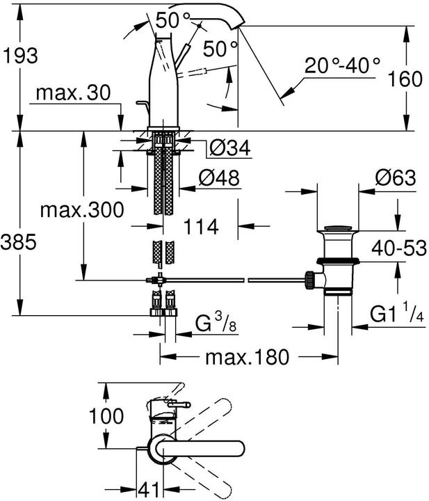 Actual product image Grohe Essence 23462001