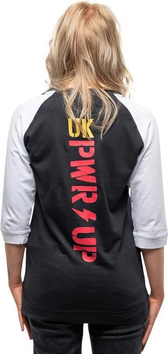 Immagine prodotto AC/DC Maglietta PWR-UP UK Donna/Ladies in cotone Raglan (XS)