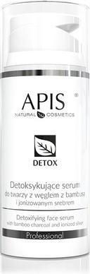 Actual product image Apis Natural Cosmetics APIS Detox Serum detoksykujące serum do twarzy z węglem z bambusa i jonizowanym srebrem 100ml (100 ml)