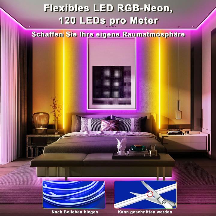Produktbild LS Neon Strip Set (RGB, 500 cm, Outdoor, Indoor)
