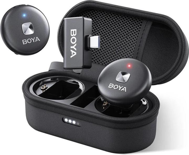 Actual product image Boya wireless microphone Omic Wireless USB-C, black