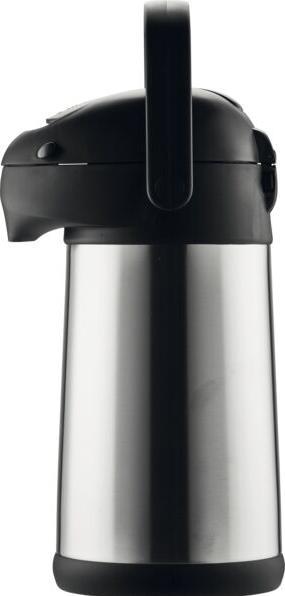 Immagine prodotto Helios Caraffa a pompa per tubi in acciaio inossidabile 18/10, a doppia parete, capacità: 2,50 litri (250 l)