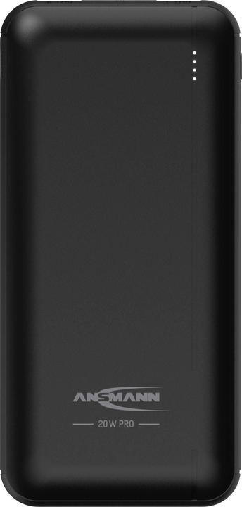 Produktbild Ansmann Powerbank 20.000 mAh PB320PD USB-C Ein/Ausg (20000 mAh, 20 W, 74 Wh)