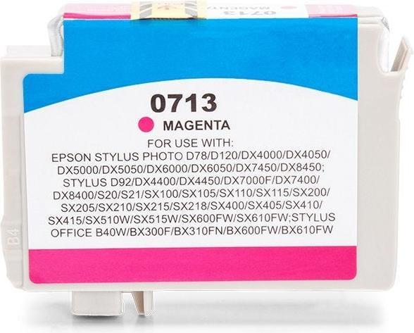 Actual product image Hermex Compatible Ink Cartridge Epson T0715 C13T07154010 (M, C, Y, FC)