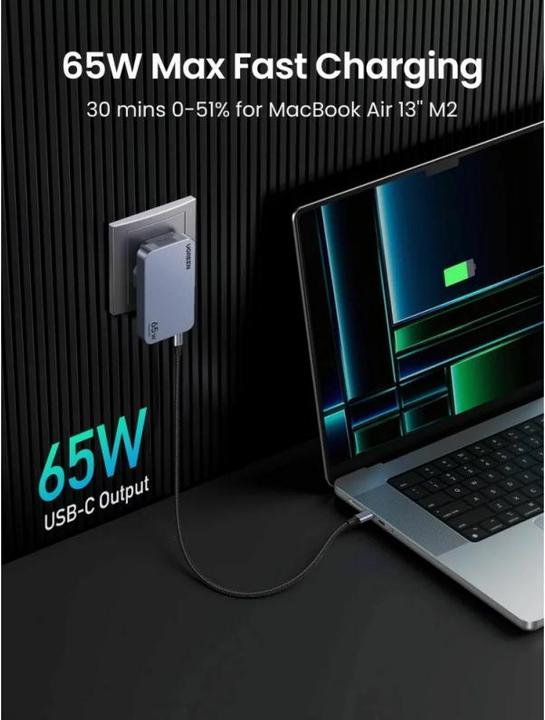 Actual product image Ugreen Nexode Pro (65 W)