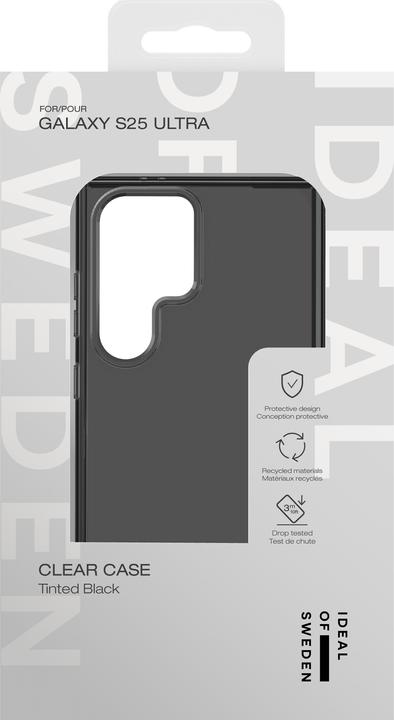 Produktbild iDeal Of Sweden Galaxy S25 Ultra Clear Case - Tinted Black (Samsung Galaxy S25 Ultra)