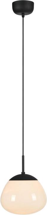 Actual product image Markslöjd Pendant lamp Rise, Ø 25 cm, E27, black/white (E27)