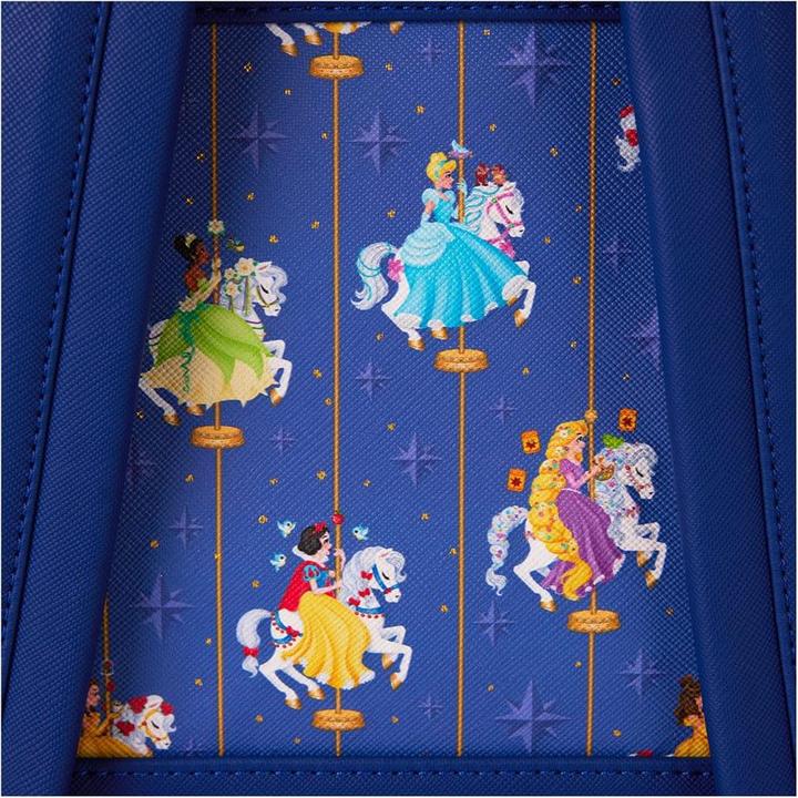 Actual product image Loungefly Disney by Rucksack Mini Princess Carusel