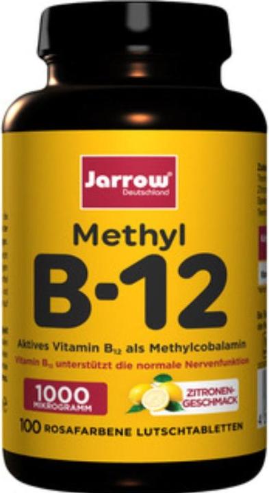 Produktbild Jarrow Methyl B12 1000 µg Lutschtabletten Zitrone (100 Stück, Tabletten, 60 g)