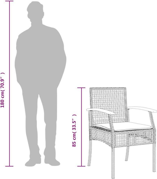 Produktbild VidaXL 10-tlg. Garten-Lounge-Set mit Kissen
