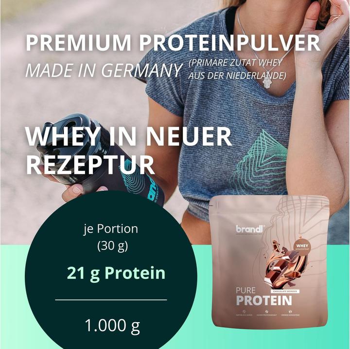 Produktbild Brandl Pure Protein (Schokolade, 1 Stk., 1000 g)