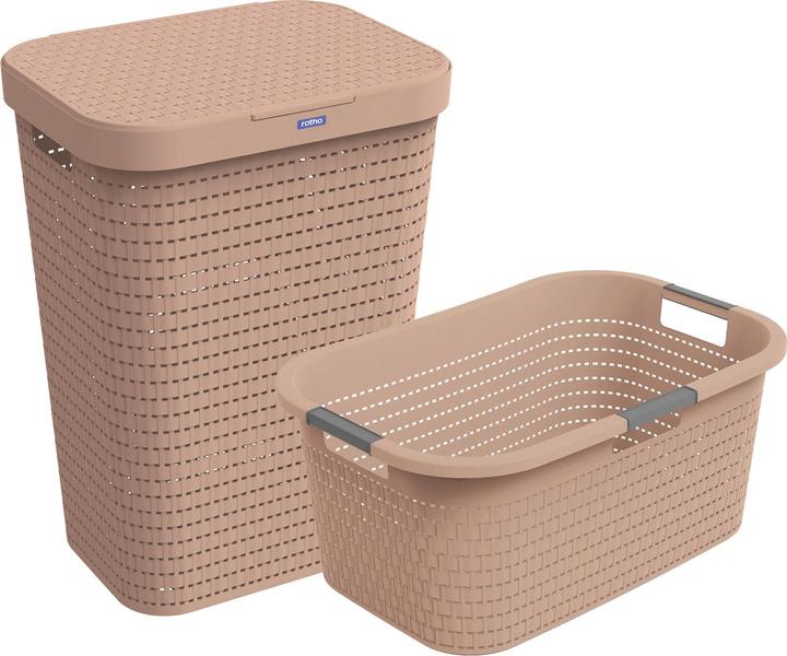 Produktbild Rotho 2er Set Wäsche COUNTRY (40 l)