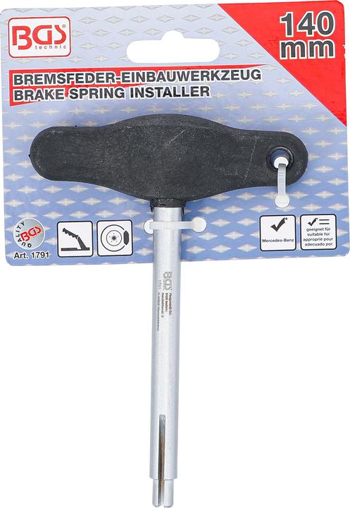 Produktbild BGS Bremsfeder-Einbauwerkzeug | für Mercedes-Benz-Parkbremse | 140 mm (Hinterradbremse, Bremsset)