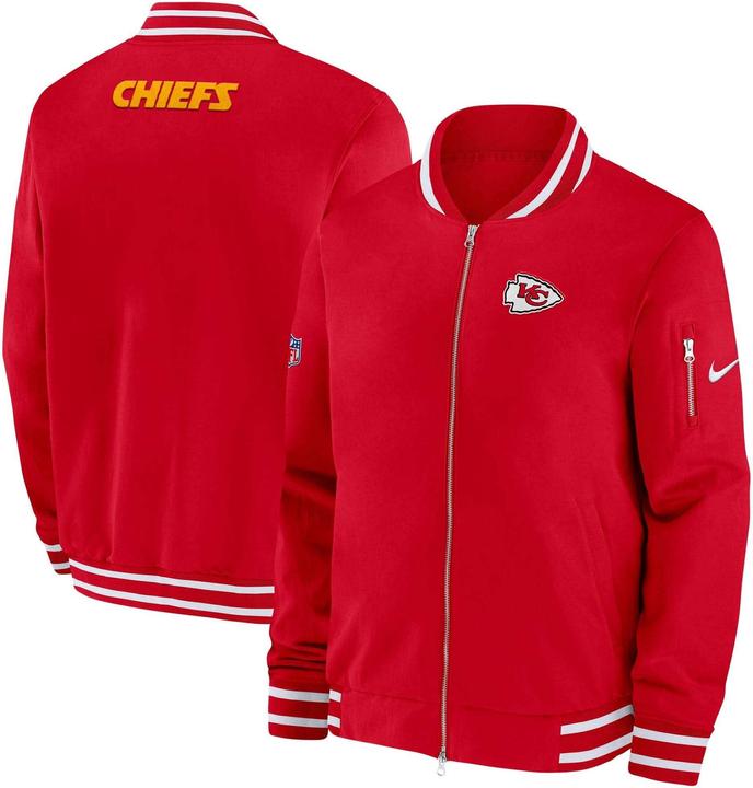 Nike Kansas City Chiefs Coach Bomber Jacket XL (XL)