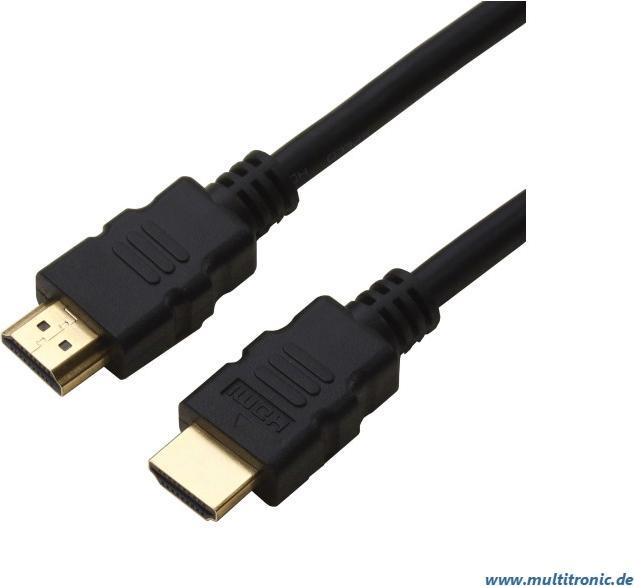 Brackton Ultra HD 4K 3D Basic with Ethernet HDMI 2.0a Cable 15.0m St/St 4K 60Hz 3D HD 2160p, Gold Plated (15 m, HDMI)