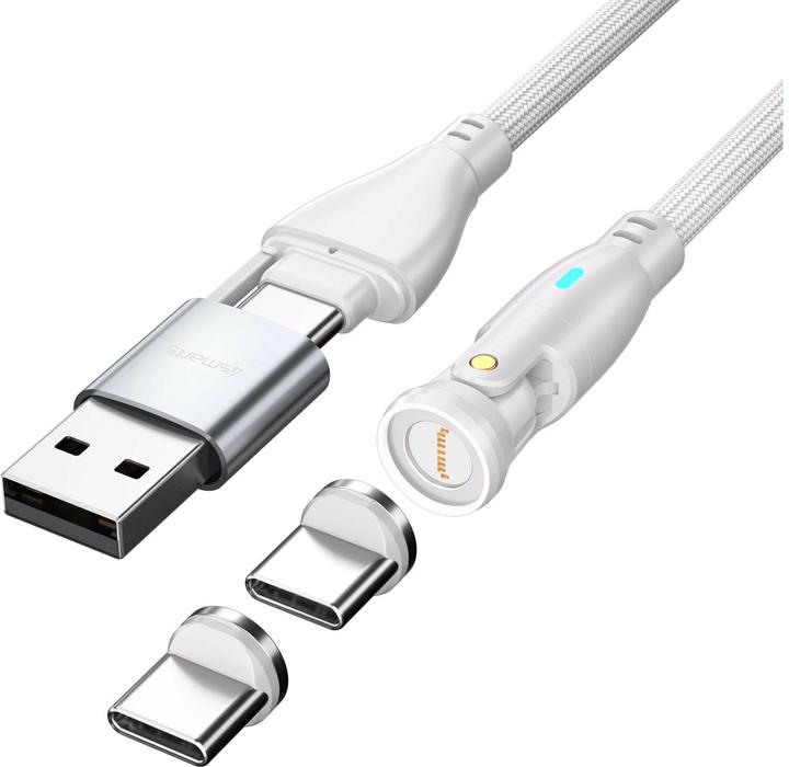 Produktbild 4smarts USB-C/A 540° Magnetkabel GravityCord (1.80 m, USB 2.0)