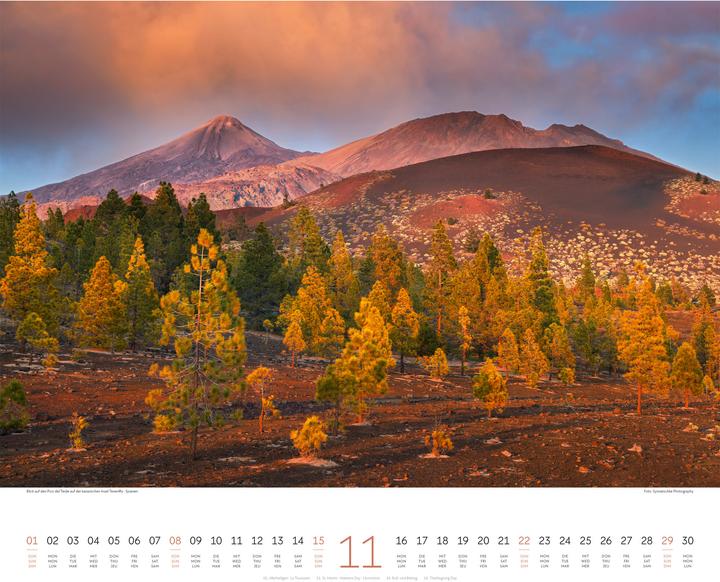 Produktbild Phantastische Landschaften Kalender 2026 (54 x 48 cm, Harter Einband, Deutsch, Französisch, Englisch)