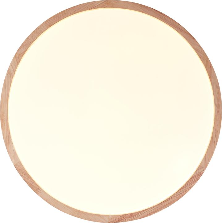 Actual product image Brilliant Brodsky LED ceiling light 38cm wood light/white (2500 lm)