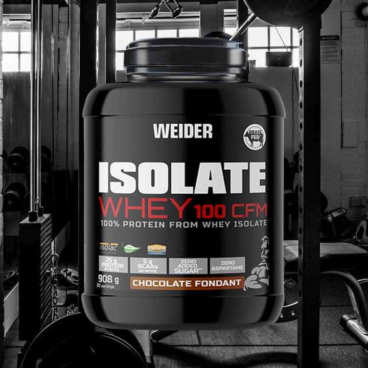 Actual product image Weider Isolate Whey 100 CFM (Chocolate, 1 pcs., 908 g)