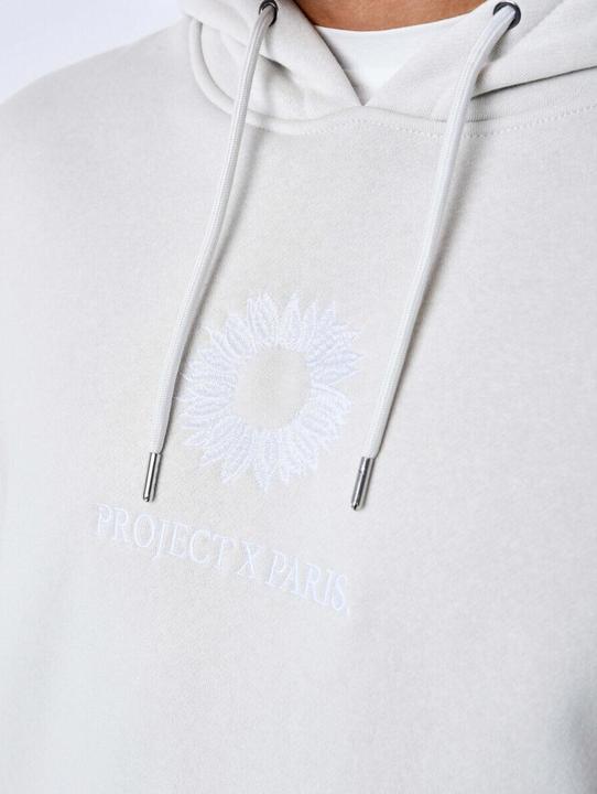 Immagine prodotto Project X Paris Felpa con cappuccio con girasole ricamato (M)