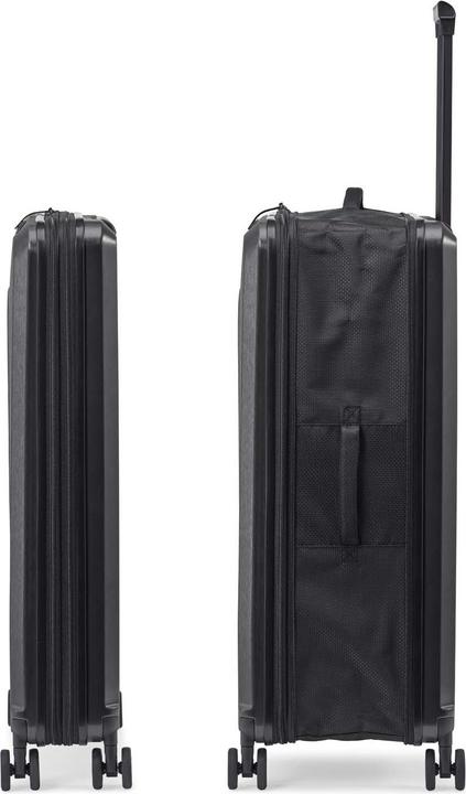 Actual product image Senz Senx Foldable Large Check In Trolley, 95L, Pure Black (95 l)
