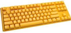 Produktbild Ducky One 3 Yellow TKL Gaming Tastatur, RGB LED - MX-Blue (US) (US, Kabelgebunden)