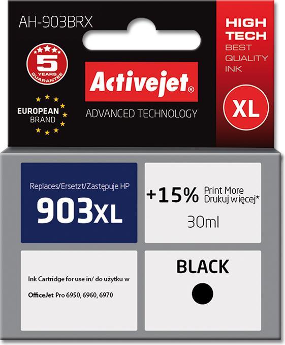 Productafbeelding Activejet AH-903BRX - inkt op pigmentbasis - Zwart - HP - OfficeJet Pro 6950 - 6960 -. (BK)