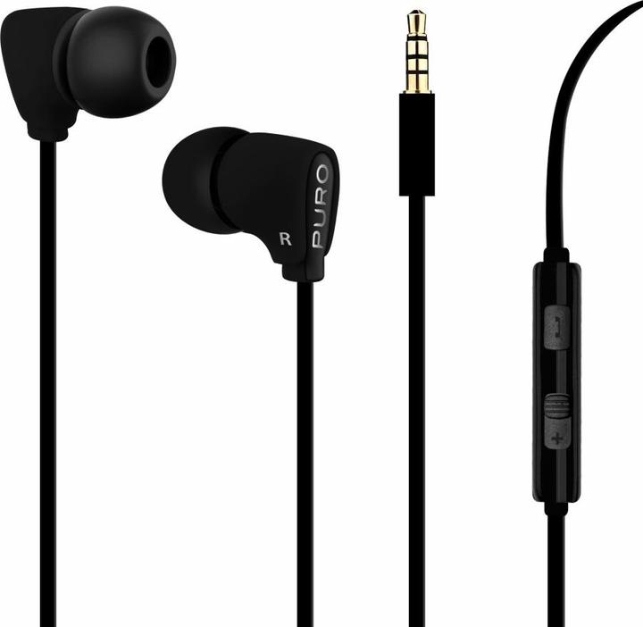 Actual product image Puro Fine - øreproptelefoner med mik. (Cable)