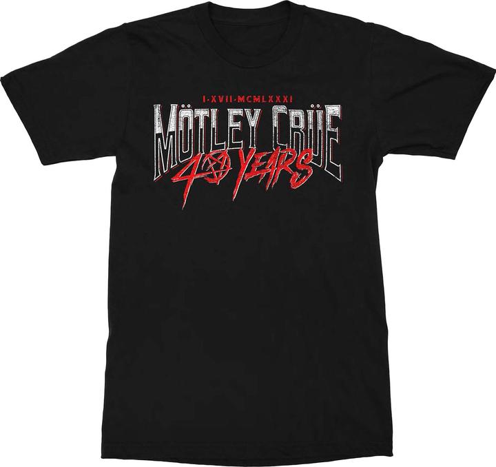 Actual product image Motley Crue 40 Years (L)