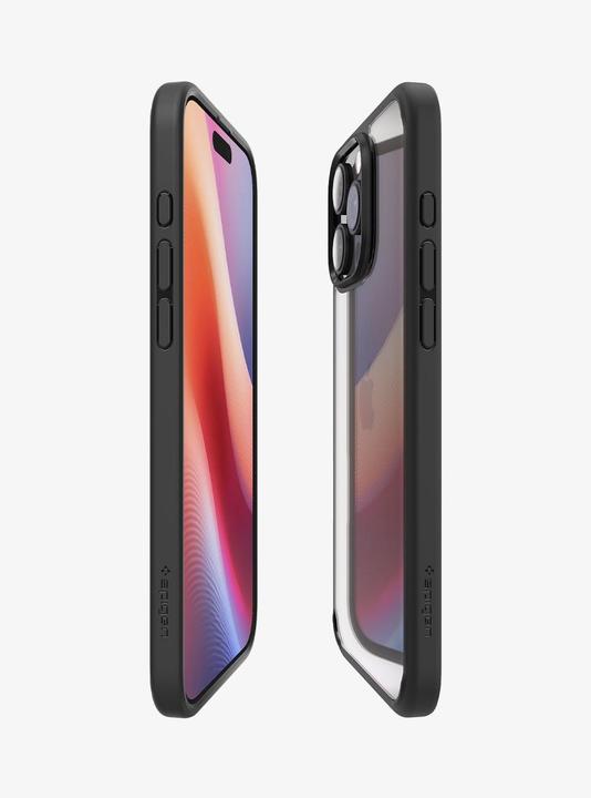 Actual product image Spigen Crystal Hybrid Case iPhone 16 Pro Max Matte Black (Apple iPhone 16 Pro Max)