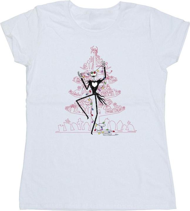 Disney The Nightmare Before Christmas Tree Pink TShirt (S)
