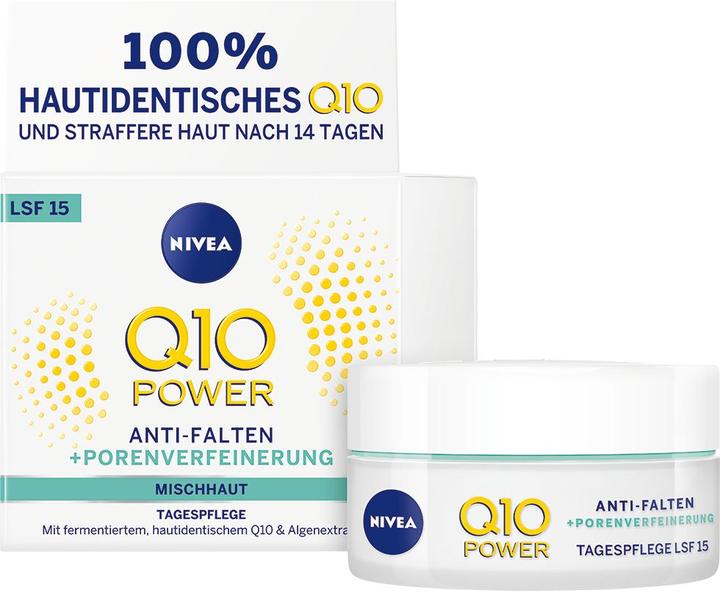 Productafbeelding NIVEA Q10 Power Anti-Rimpel Lichte Dagcrème SPF15 Crème (50 ml, Dagcrème, SPF 15)