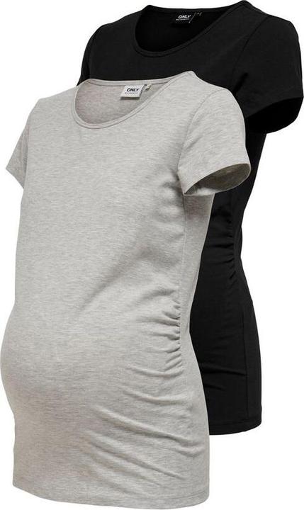 Produktbild Only Maternity Mama 2er-Pack Basic T-Shirt (XXL)